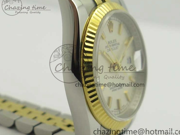 MiroTime 0519 DateJust 36 SS YG 126233 ARF 1:1 Best Edition Silver Dial Stick Markers on SS YG Jubilee Bracelet SH Elegant 3430